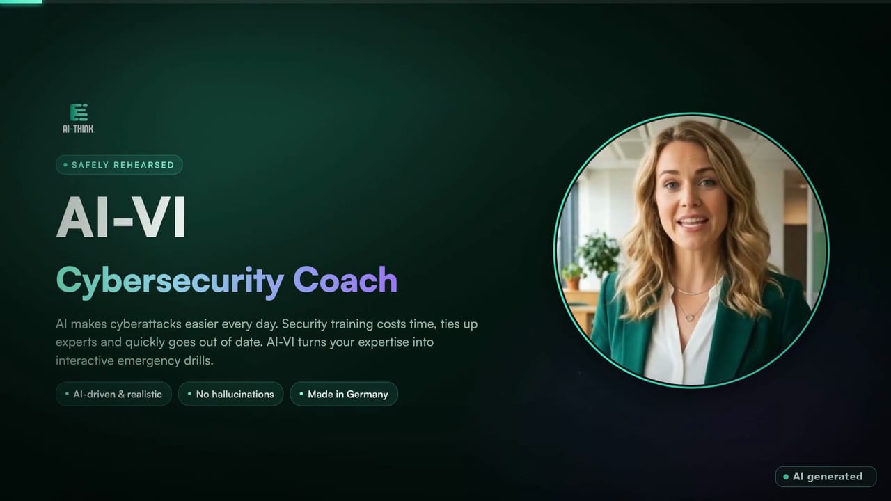 AI-VI Cybersecurity Coach — product video